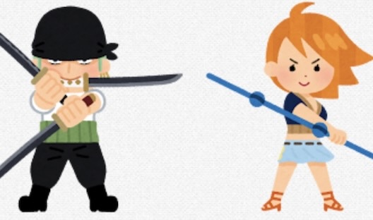 セクションのまとめを宣言する子供のイラスト