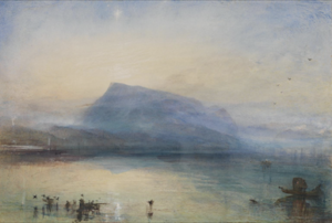 The Blue Rigi Sunrise「光そのもの」を描こうとしたターナー晩年の水彩作品