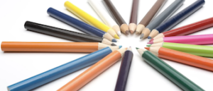 「混色テクニックで色合いを自在に表現」を解説するセクションの扉絵　AI画像。